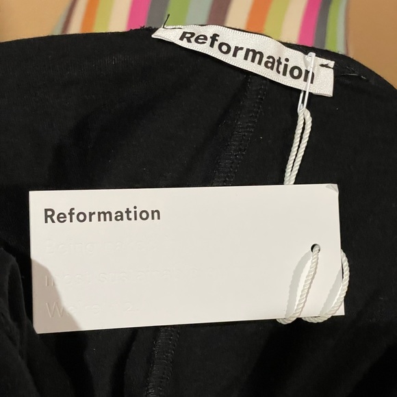 Reformation Black Nili Knit Dress - Picture 7 of 8